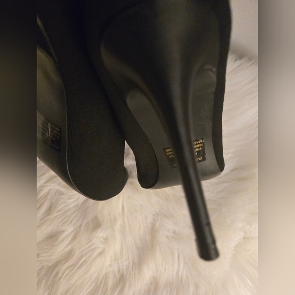 Steve Madden Claire Mesh Stilletto black boots | size 8.5 - Picture 10 of 10